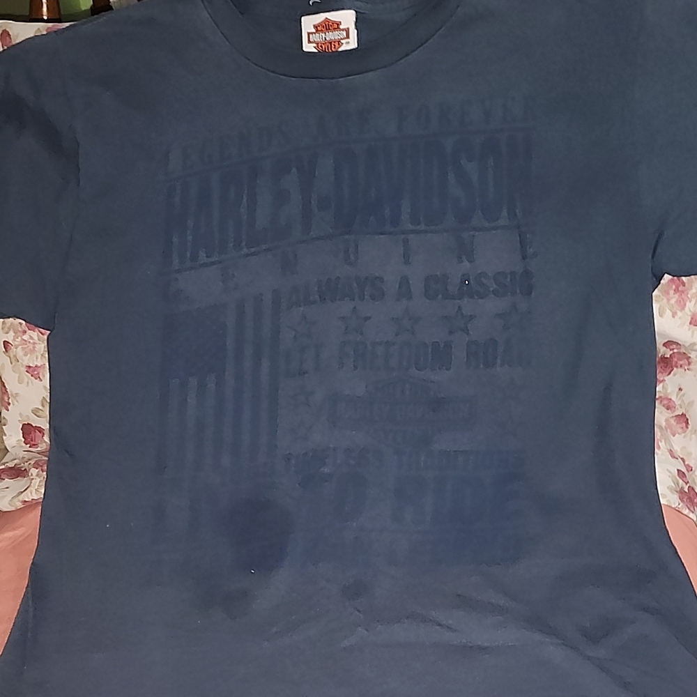 Harley Davidson Dark Blue Tshirt